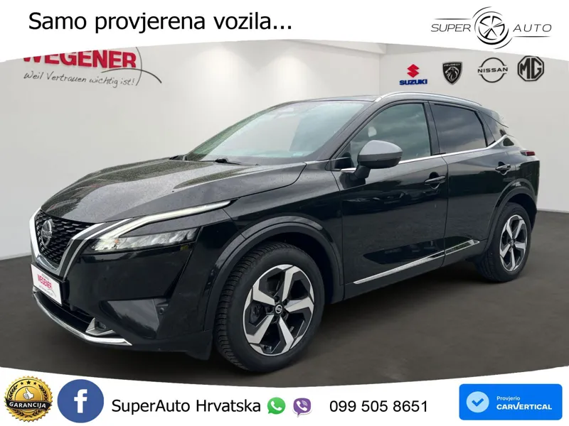 Nissan Qashqai 1.3 DIG-T MHEV N-Connecta 140 KS, PANO+360+ACC+GR SJED+KEY+LANE