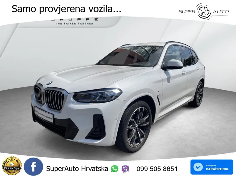 BMW X3 xDrive 20d Aut. M Sport 190 KS, KAM+GR SJED+HEAD+ASIST