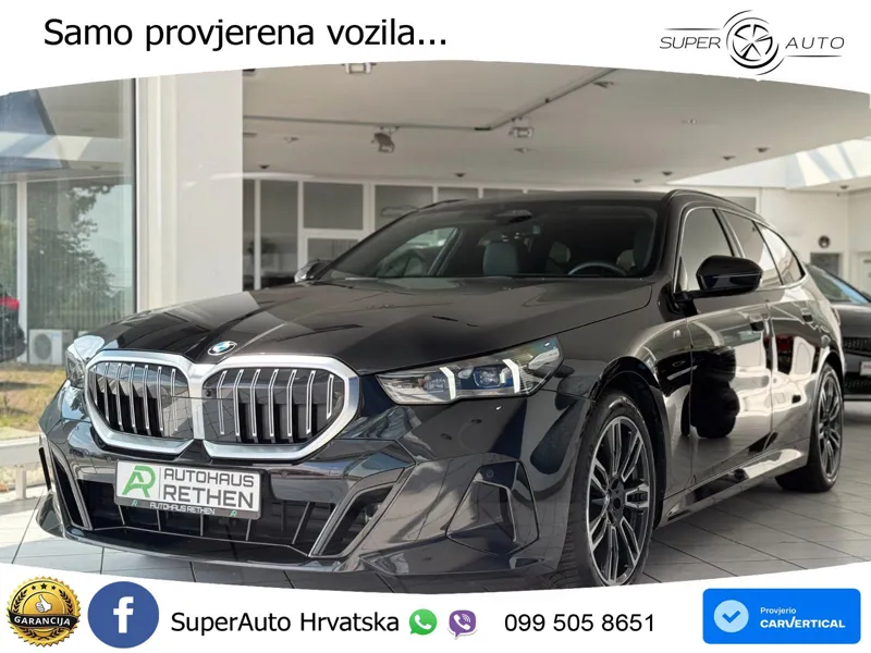 BMW 520d Touring Aut. M Sport 197 KS, PANO+360+ACC+GR SJED+KEY+HEAD+LANE