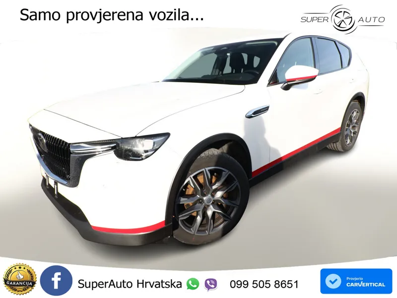 Mazda CX-60 2.5 e-Skyactiv Aut. Exlusive 327 KS, LED+TEM+GR SJED+KAM+VIRT
