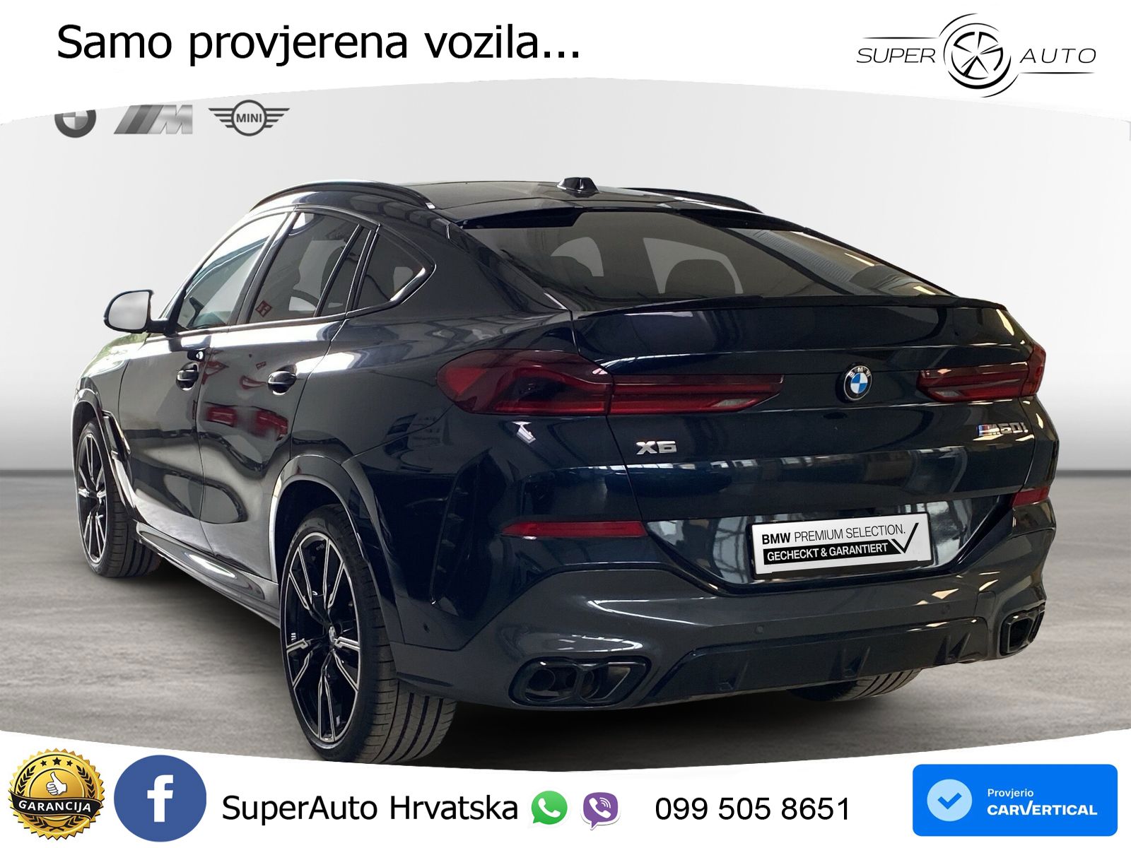 BMW X6 M60i V8 (530 KS) xDrive Steptronic LED+GR SJED+ACC