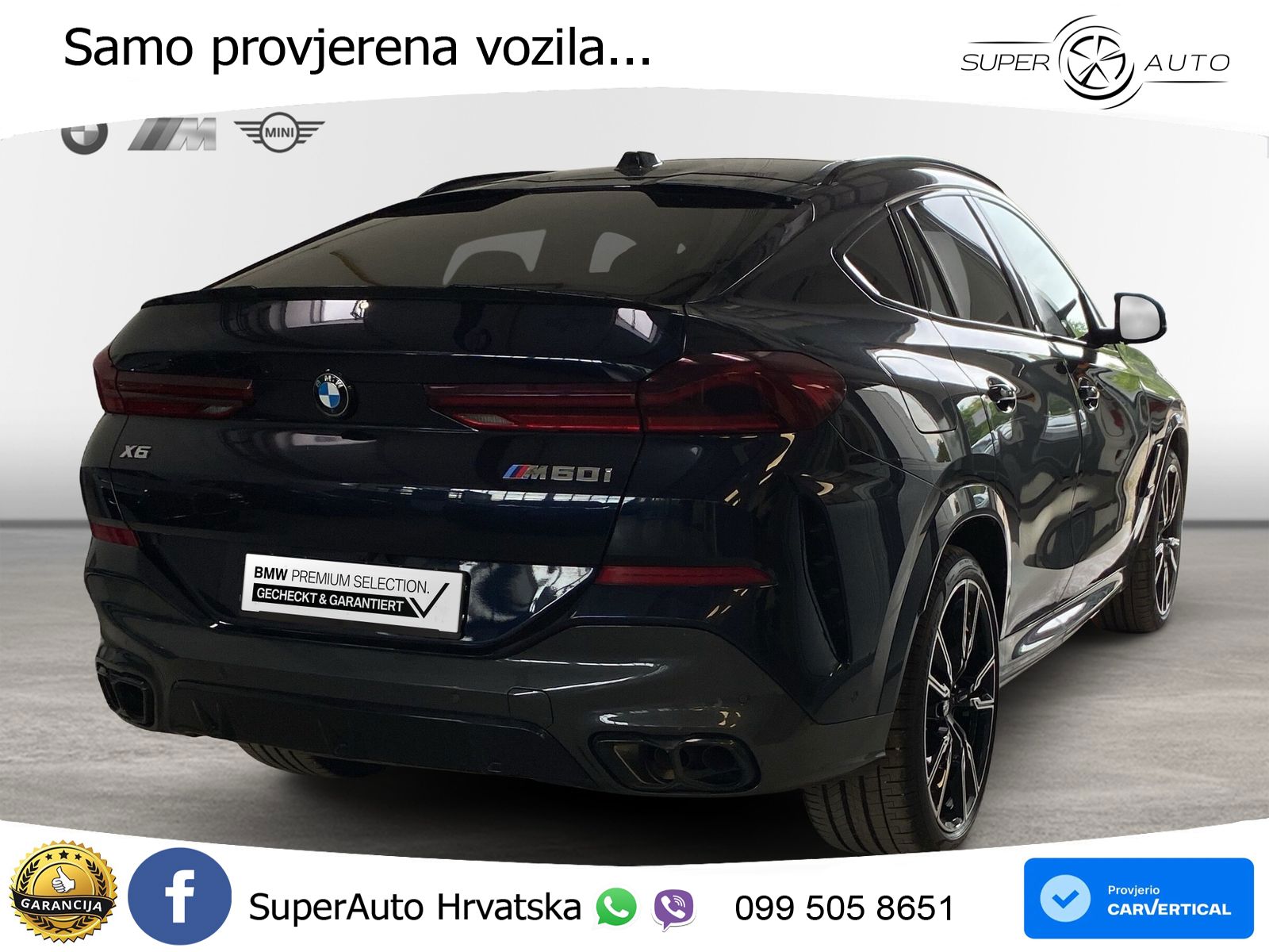 BMW X6 M60i V8 (530 KS) xDrive Steptronic LED+GR SJED+ACC