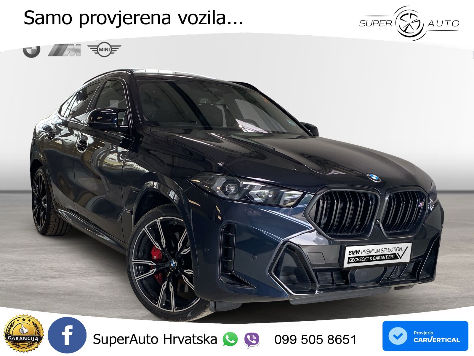 BMW X6 M60i V8 (530 KS) xDrive Steptronic LED+GR SJED+ACC