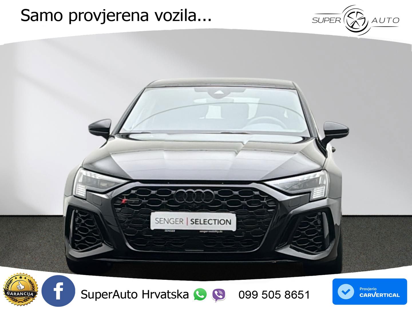 Audi RS3 Sedan 2.5 TFSI (400 KS) quattro S tronic LED+GR SJED+ACC
