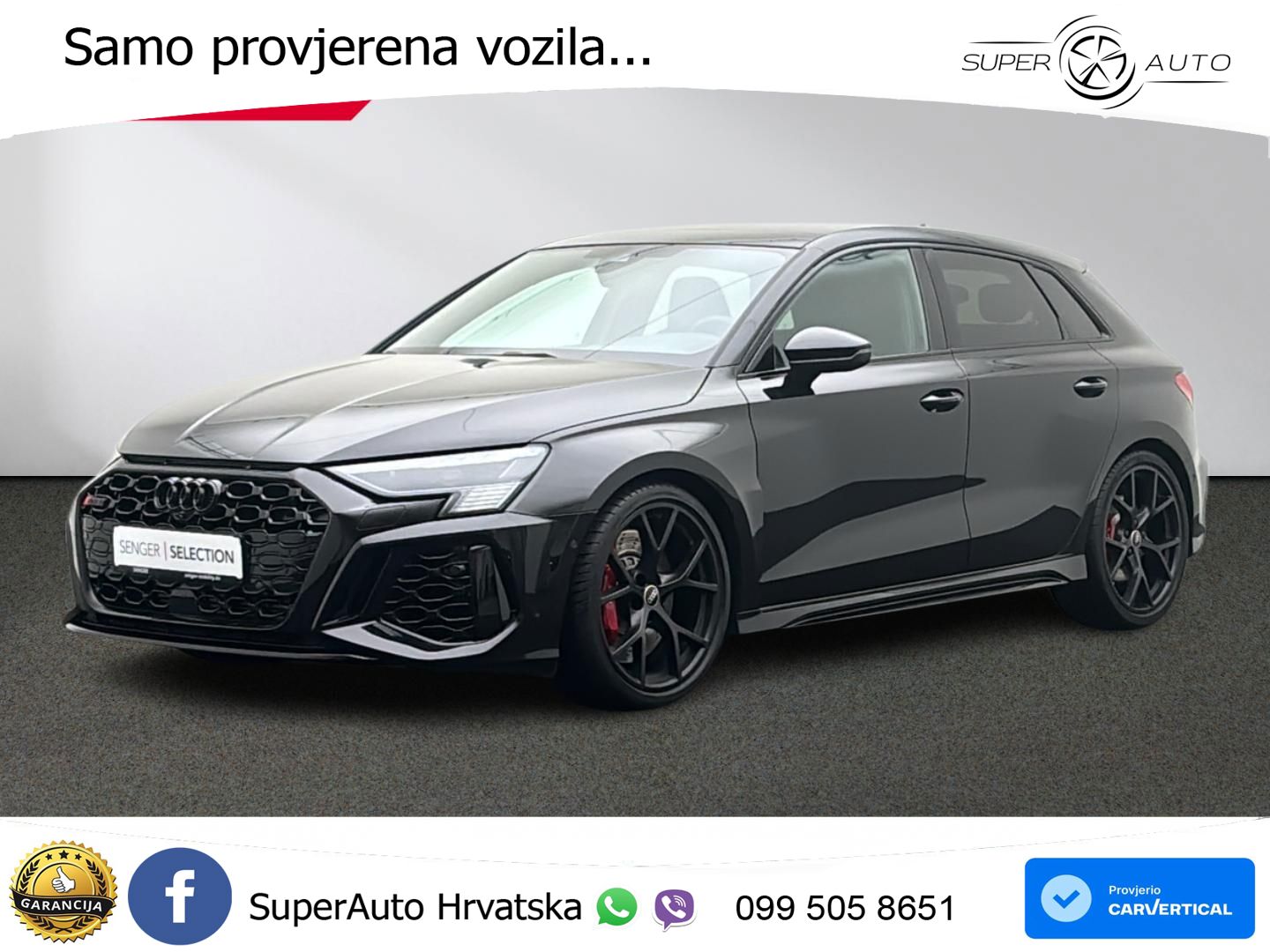 Audi RS3 Sedan 2.5 TFSI (400 KS) quattro S tronic LED+GR SJED+ACC