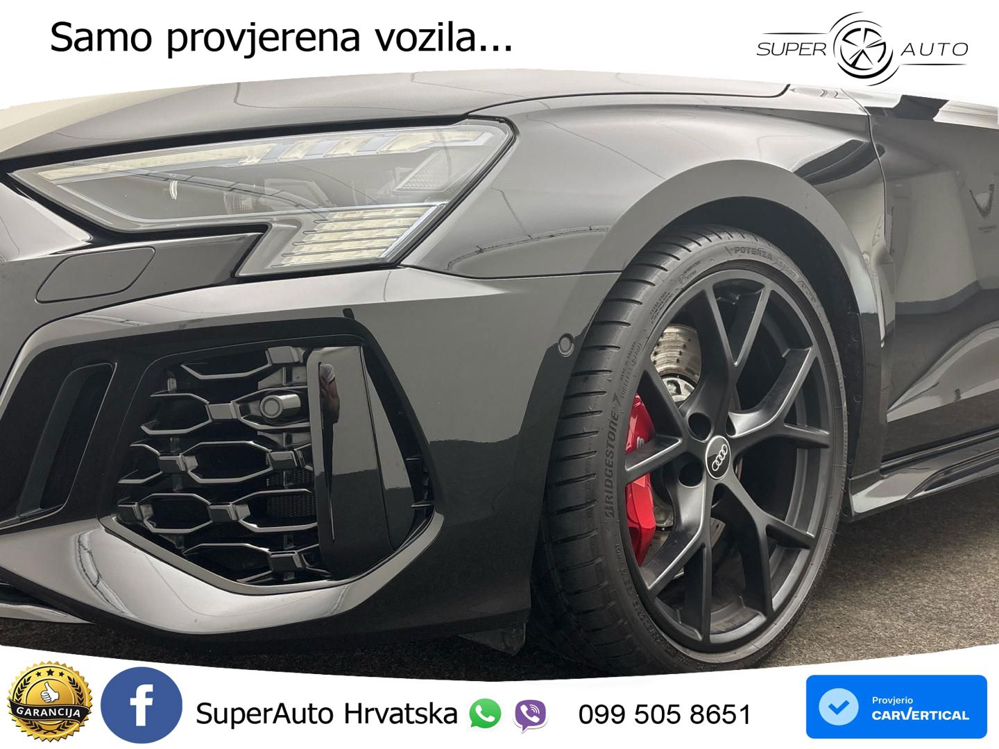 Audi RS3 Sedan 2.5 TFSI (400 KS) quattro S tronic LED+GR SJED+ACC