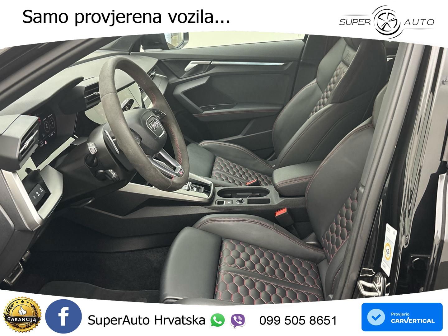 Audi RS3 Sedan 2.5 TFSI (400 KS) quattro S tronic LED+GR SJED+ACC