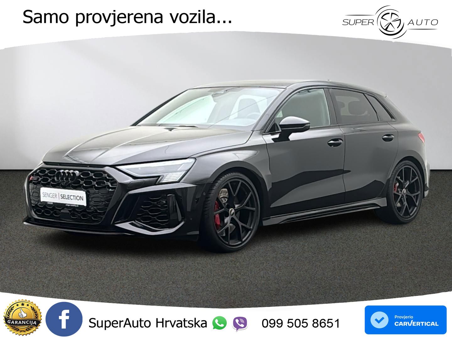 Audi RS3 Sedan 2.5 TFSI (400 KS) quattro S tronic LED+GR SJED+ACC