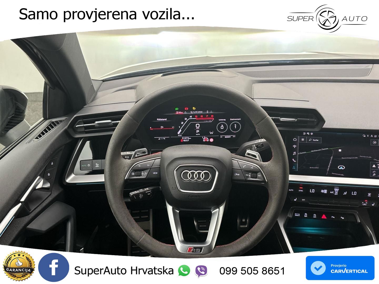 Audi RS3 Sedan 2.5 TFSI (400 KS) quattro S tronic LED+GR SJED+ACC