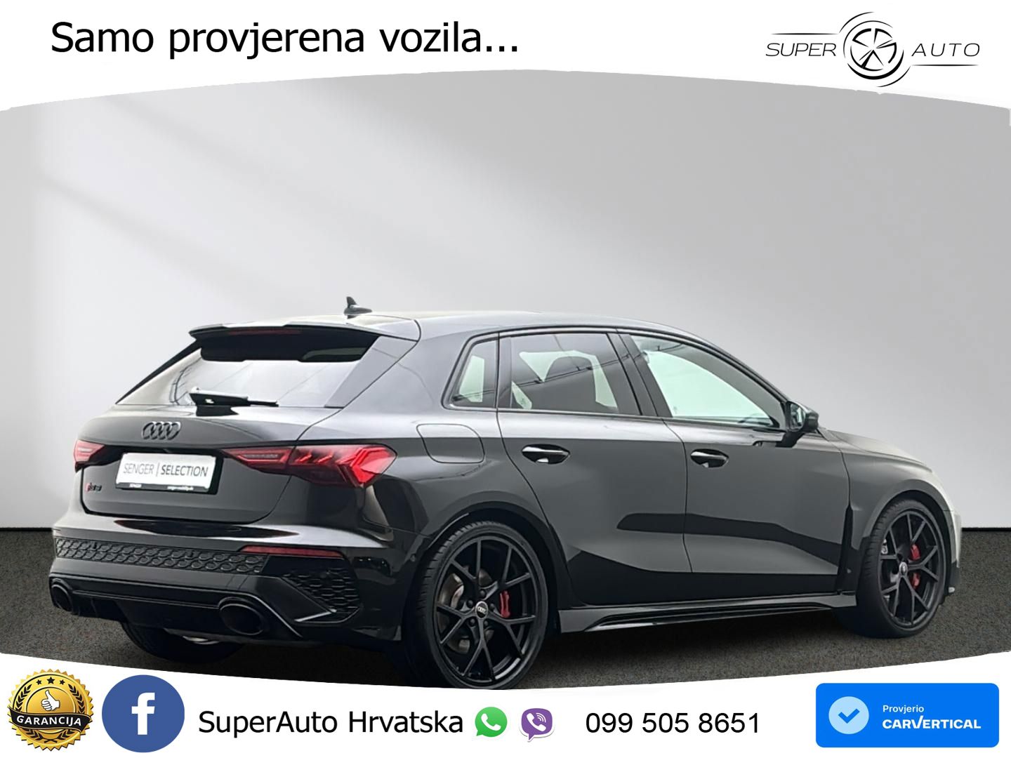 Audi RS3 Sedan 2.5 TFSI (400 KS) quattro S tronic LED+GR SJED+ACC