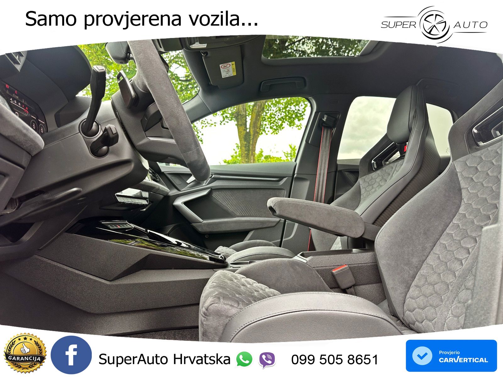 Audi RS3 Sedan 2.5 TFSI (400 KS) quattro S tronic LED+GR SJED+ACC