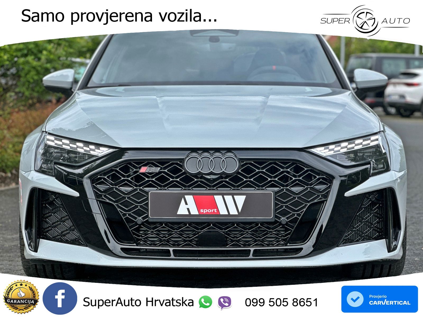 Audi RS3 Sedan 2.5 TFSI (400 KS) quattro S tronic LED+GR SJED+ACC