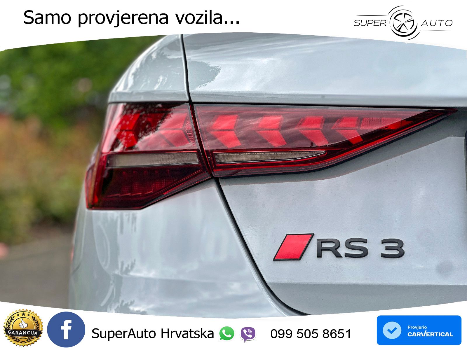 Audi RS3 Sedan 2.5 TFSI (400 KS) quattro S tronic LED+GR SJED+ACC