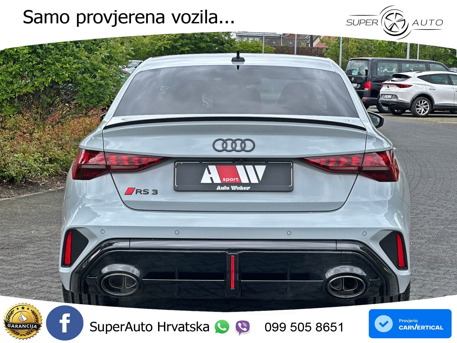Audi RS3 Sedan 2.5 TFSI (400 KS) quattro S tronic LED+GR SJED+ACC