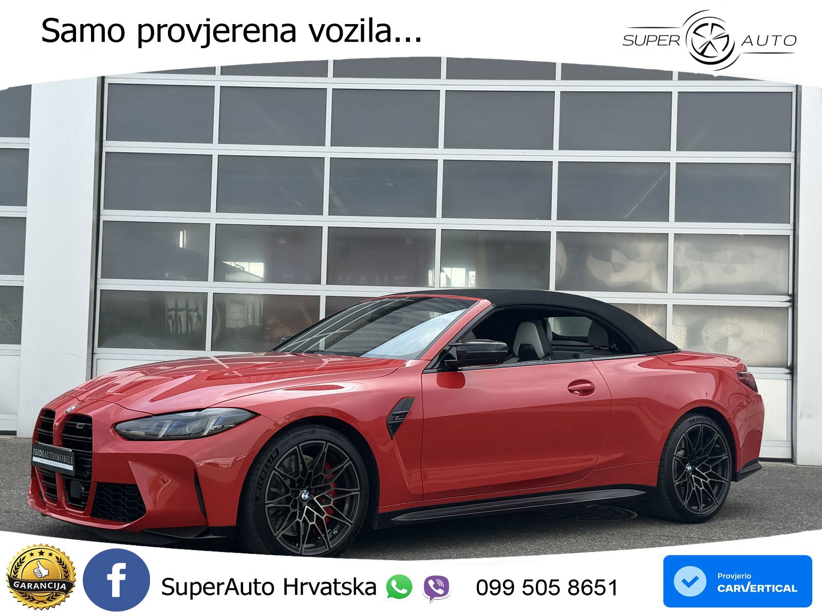 BMW M4 Convertible Competition 3.0 (530 KS) xDrive Steptronic LED+GR SJED+ACC
