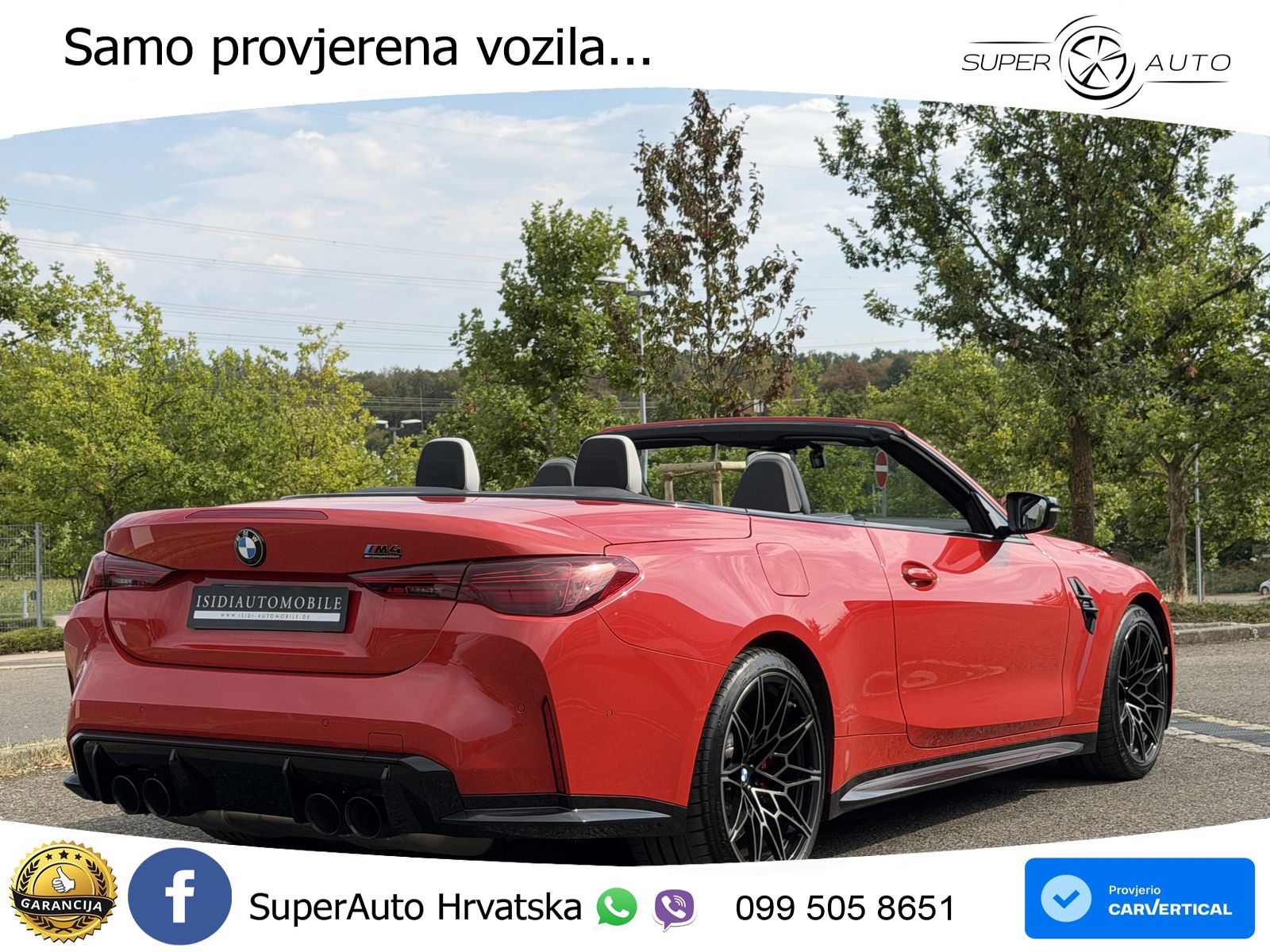 BMW M4 Convertible Competition 3.0 (530 KS) xDrive Steptronic LED+GR SJED+ACC