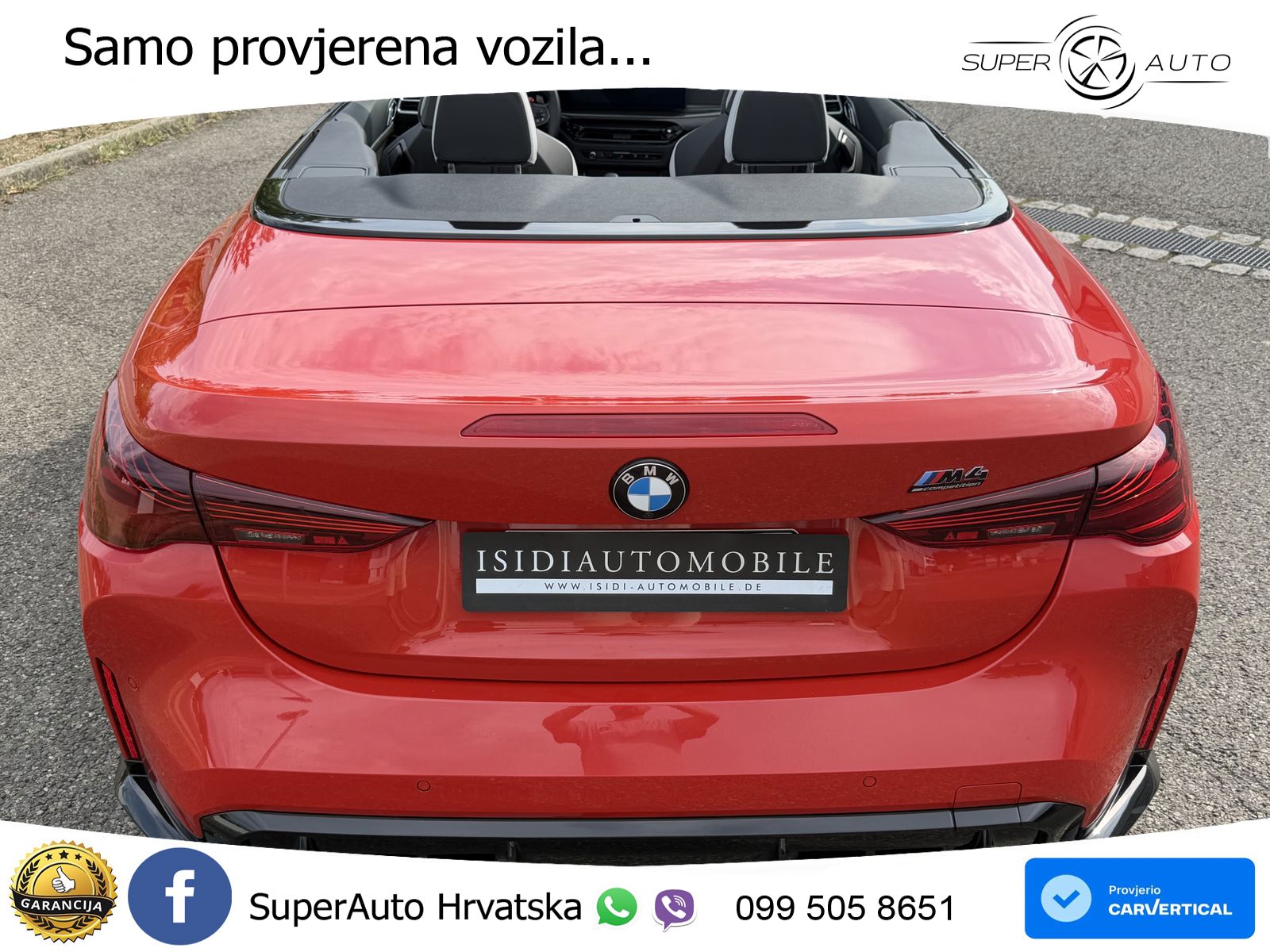 BMW M4 Convertible Competition 3.0 (530 KS) xDrive Steptronic LED+GR SJED+ACC