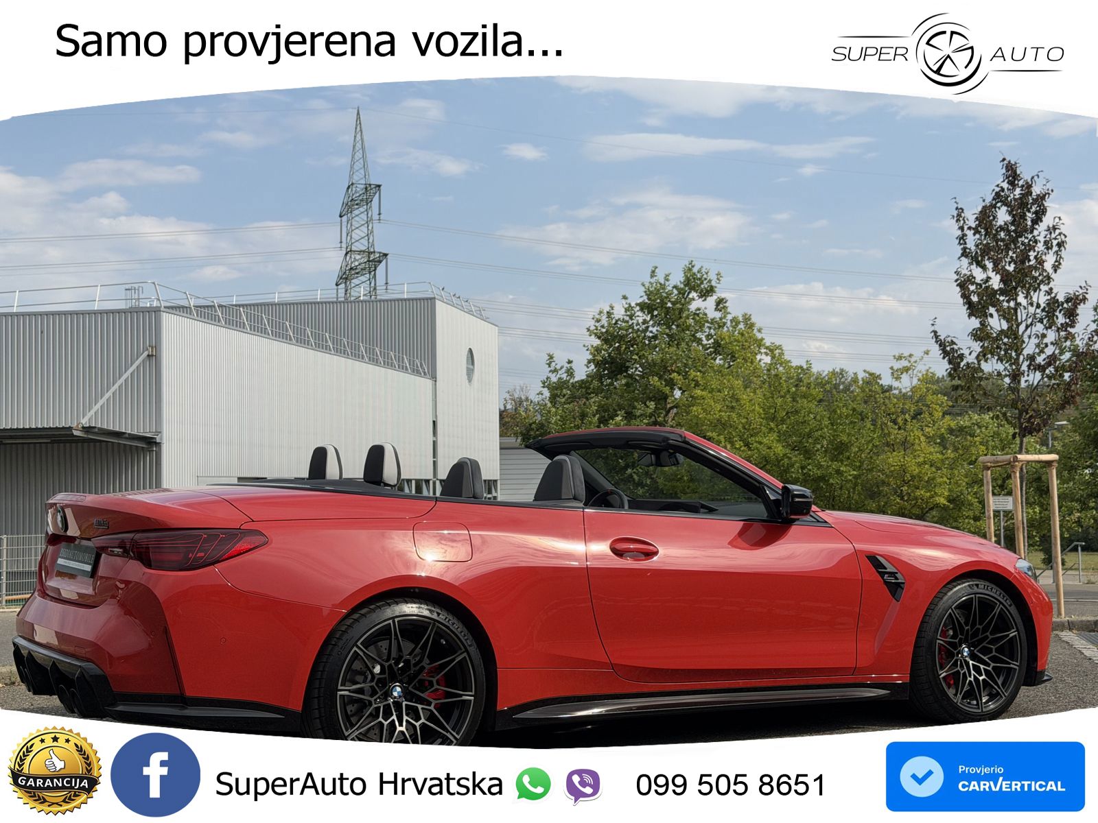 BMW M4 Convertible Competition 3.0 (530 KS) xDrive Steptronic LED+GR SJED+ACC
