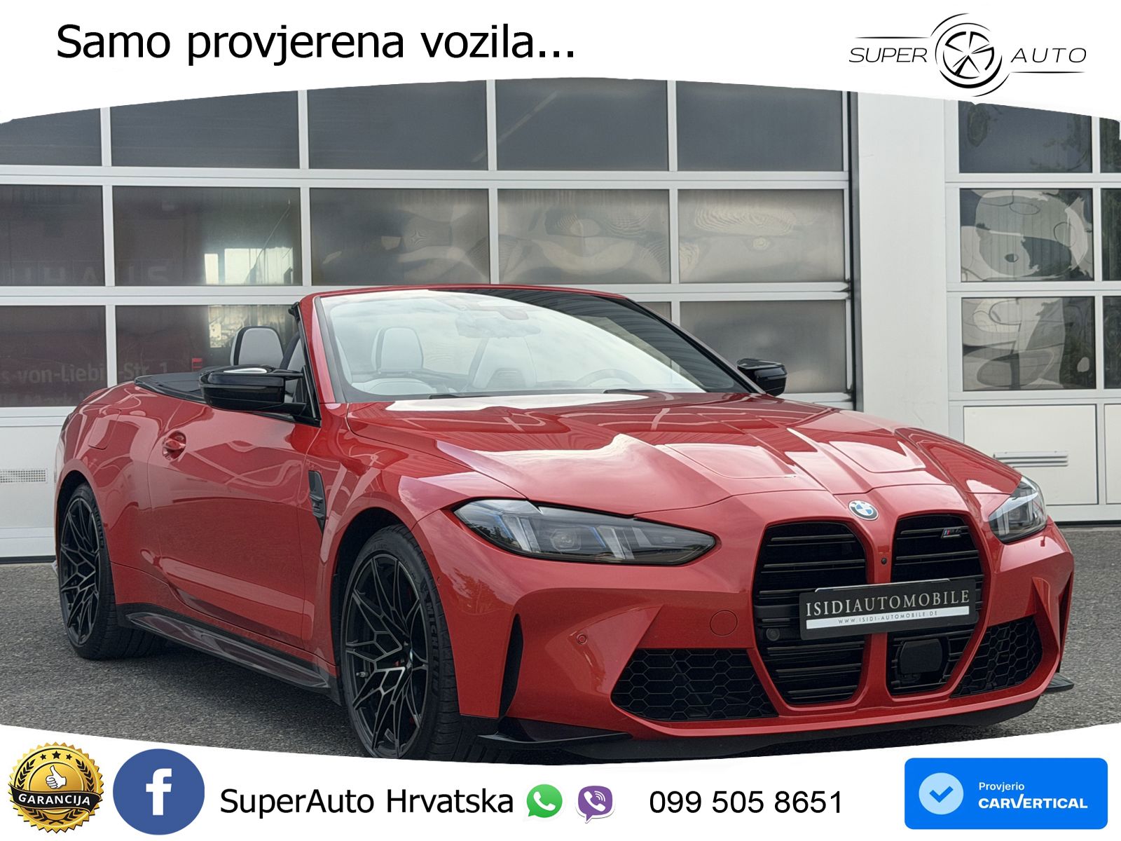 BMW M4 Convertible Competition 3.0 (530 KS) xDrive Steptronic LED+GR SJED+ACC
