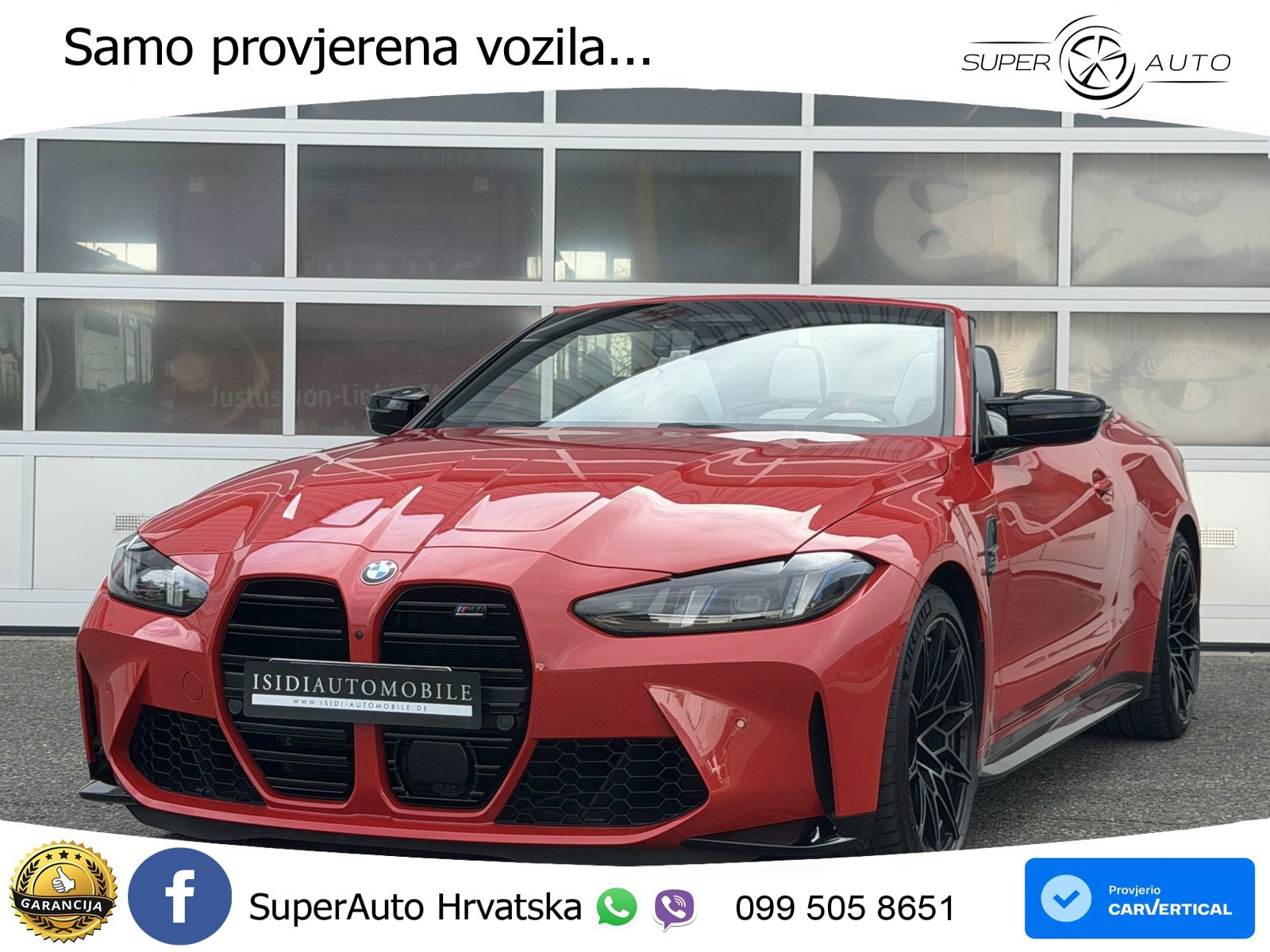 BMW M4 Convertible Competition 3.0 (530 KS) xDrive Steptronic LED+GR SJED+ACC