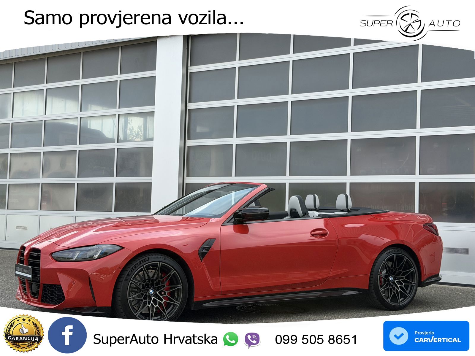 BMW M4 Convertible Competition 3.0 (530 KS) xDrive Steptronic LED+GR SJED+ACC
