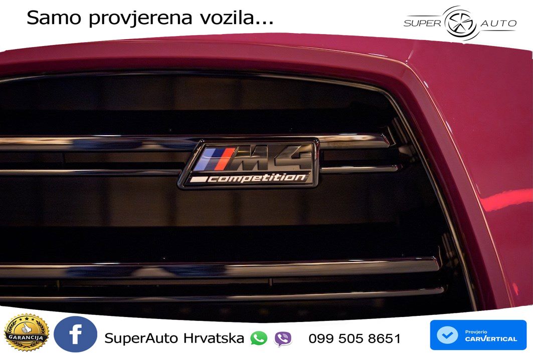 BMW M4 Competition 3.0 (530 KS) xDrive Steptronic LED+GR SJED+ACC