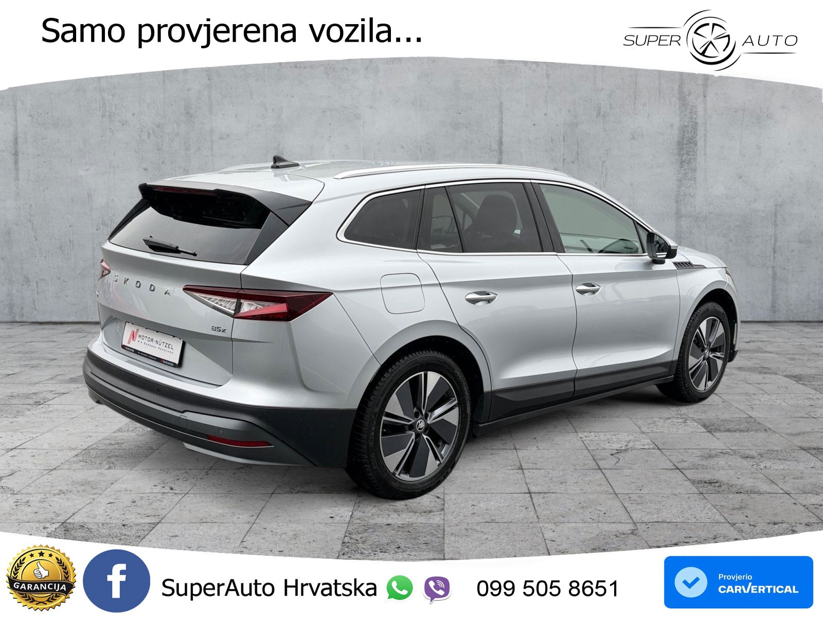 Škoda Enyaq iV 85x 82 kWh (286 KS) AWD