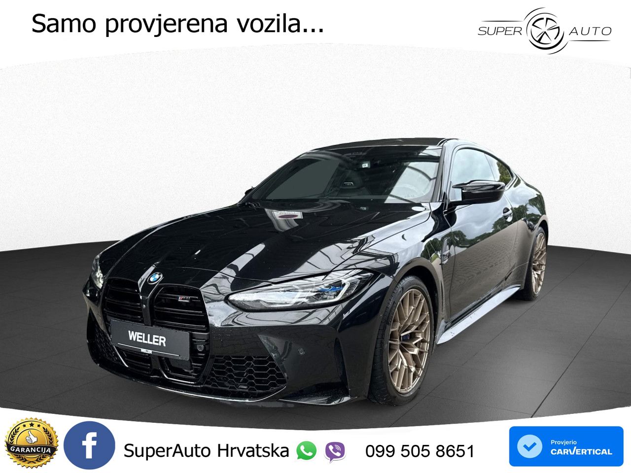 BMW M4 Competition 3.0 (510 KS) Steptronic LED+GR SJED+ACC