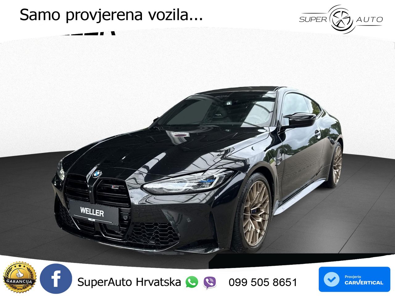 BMW M4 Competition 3.0 (510 KS) Steptronic LED+GR SJED+ACC