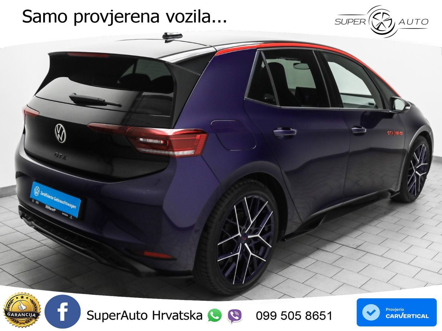 Volkswagen ID.3 GTX 84 kWh (286 KS) LED+GR SJED+ACC