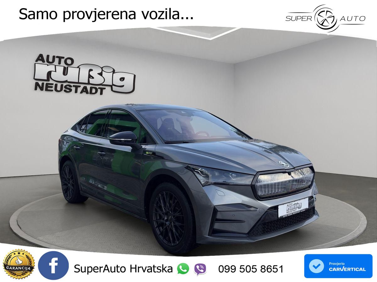 Škoda Enyaq iV RS 82 kWh (299 KS) AWD Suite LED+GR SJED+ACC