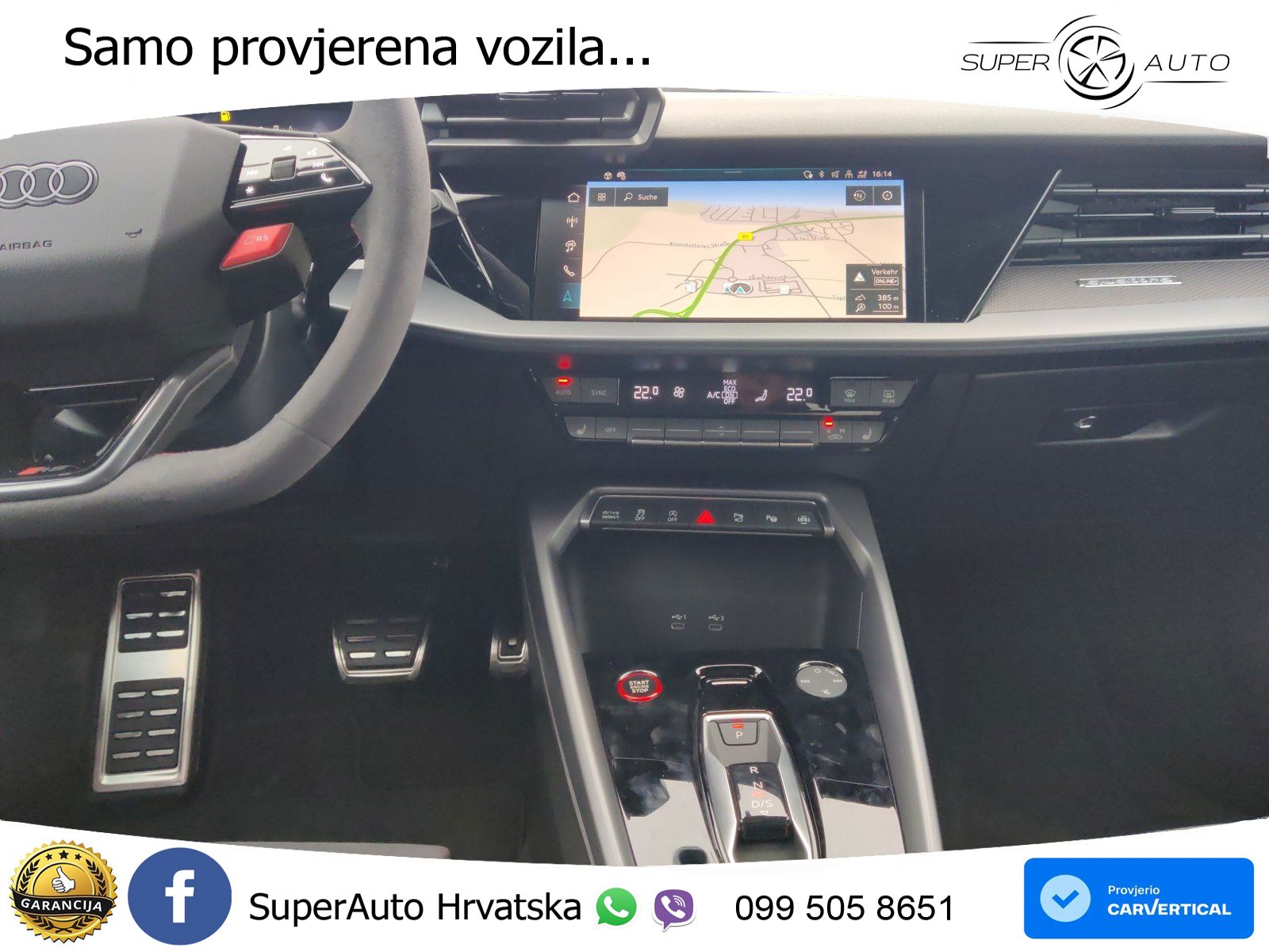 Audi RS3 Sedan 2.5 TFSI (400 KS) quattro S tronic LED+GR SJED+ACC