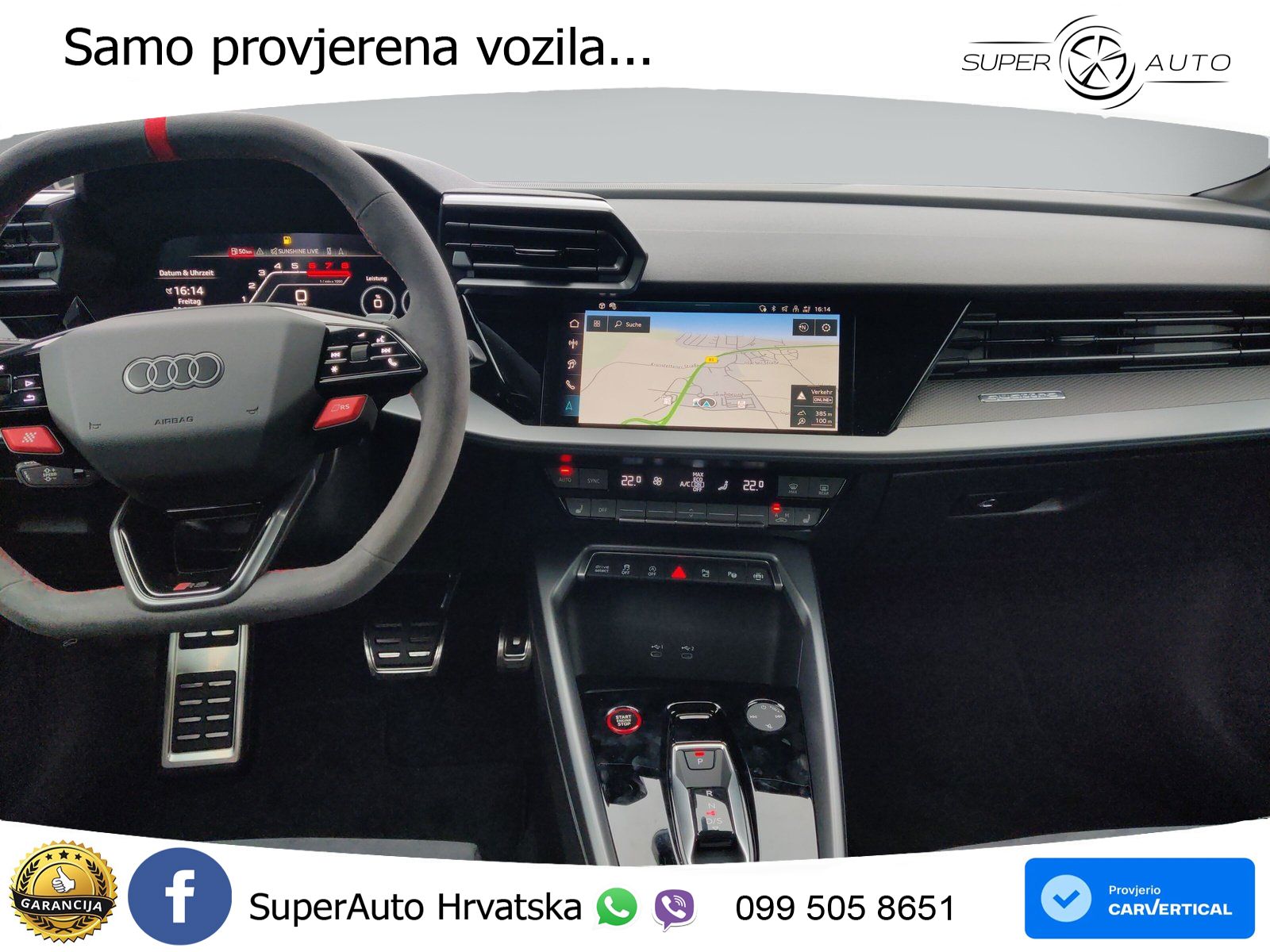 Audi RS3 Sedan 2.5 TFSI (400 KS) quattro S tronic LED+GR SJED+ACC