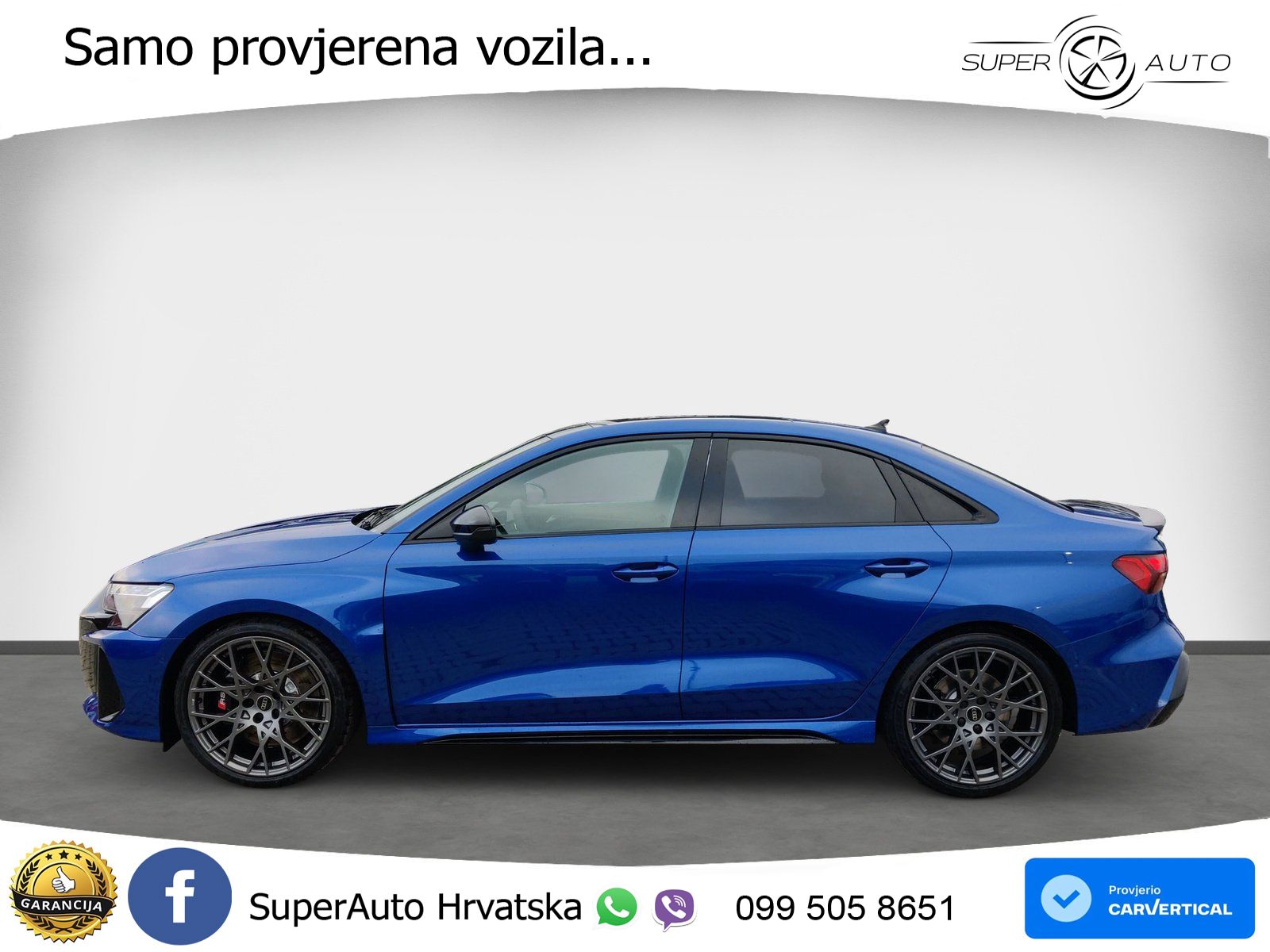 Audi RS3 Sedan 2.5 TFSI (400 KS) quattro S tronic LED+GR SJED+ACC