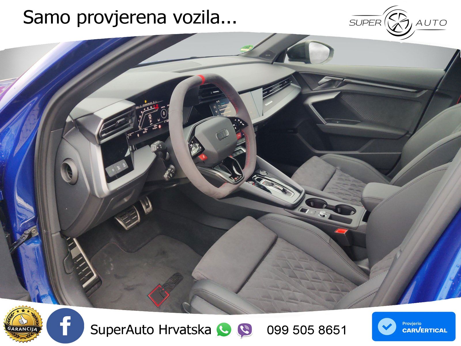 Audi RS3 Sedan 2.5 TFSI (400 KS) quattro S tronic LED+GR SJED+ACC