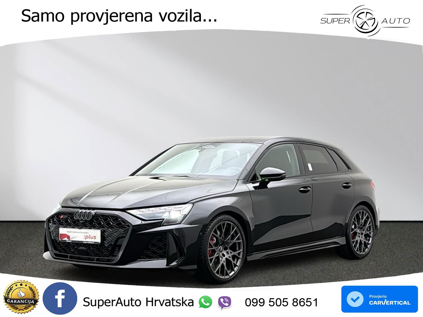 Audi RS3 Sedan 2.5 TFSI (400 KS) quattro S tronic LED+GR SJED+ACC
