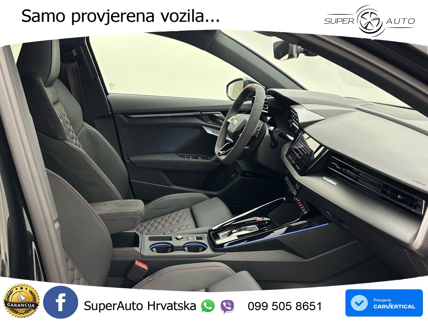 Audi RS3 Sedan 2.5 TFSI (400 KS) quattro S tronic LED+GR SJED+ACC