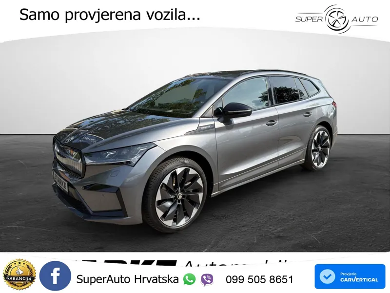 Škoda Enyaq iV 80x 82 kWh (265 KS) AWD SportLine LED+GR SJED+ACC