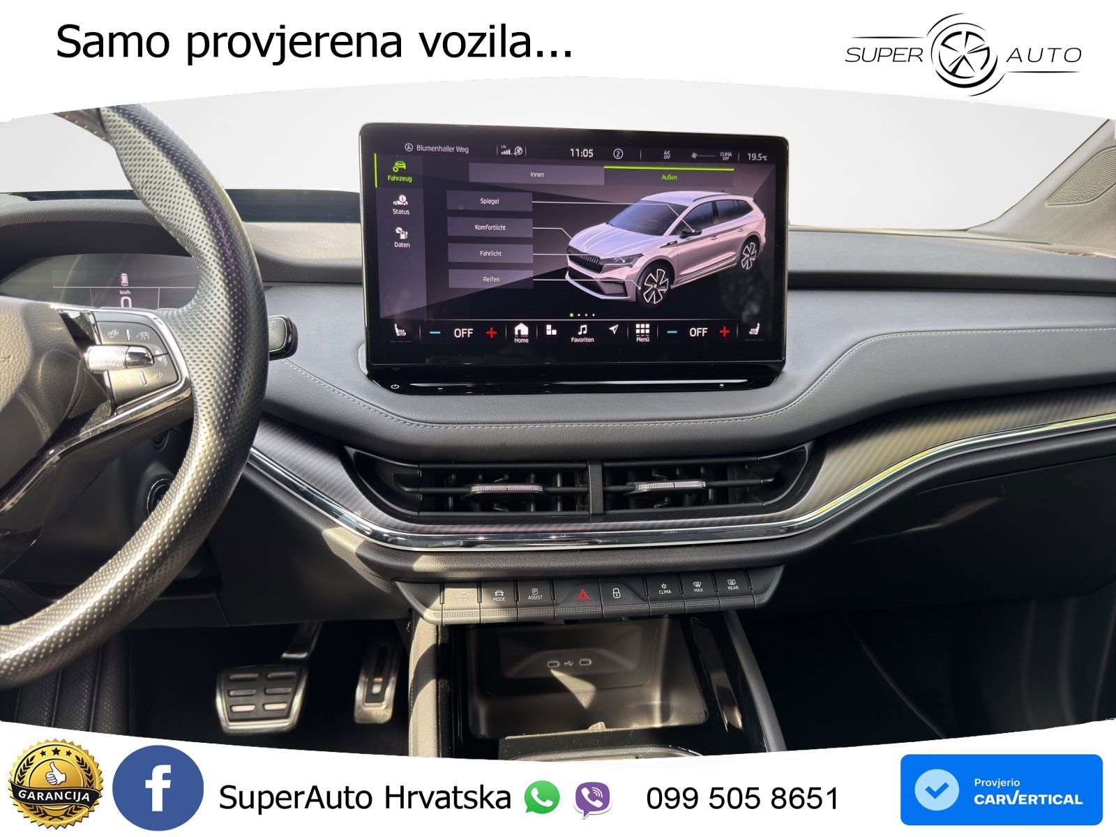 Škoda Enyaq iV 80x 82 kWh (265 KS) AWD SportLine LED+GR SJED+ACC