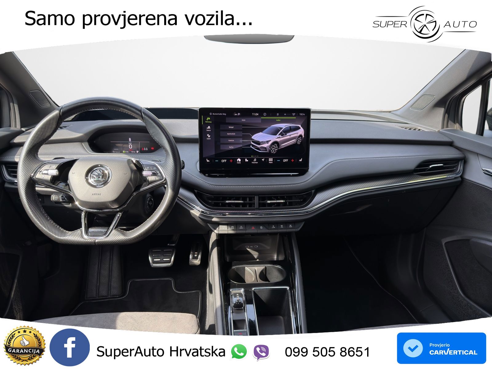 Škoda Enyaq iV 80x 82 kWh (265 KS) AWD SportLine LED+GR SJED+ACC
