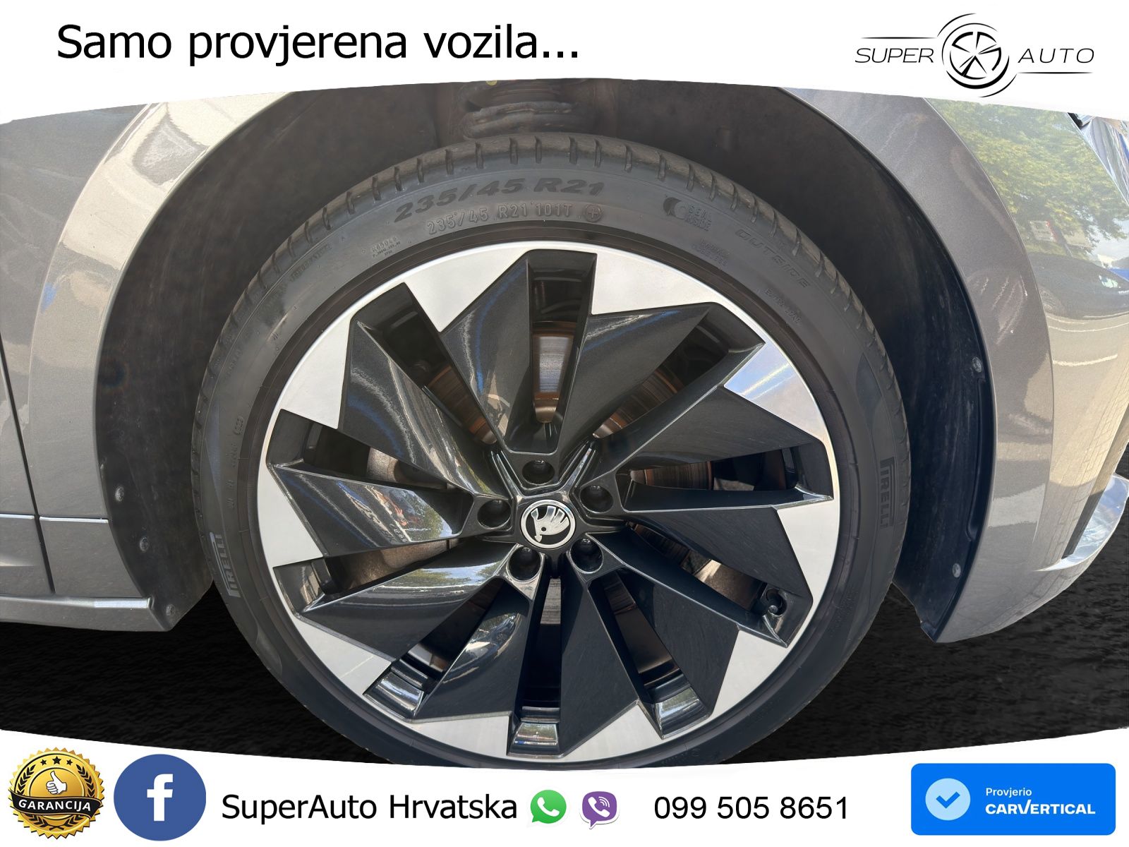Škoda Enyaq iV 80x 82 kWh (265 KS) AWD SportLine LED+GR SJED+ACC