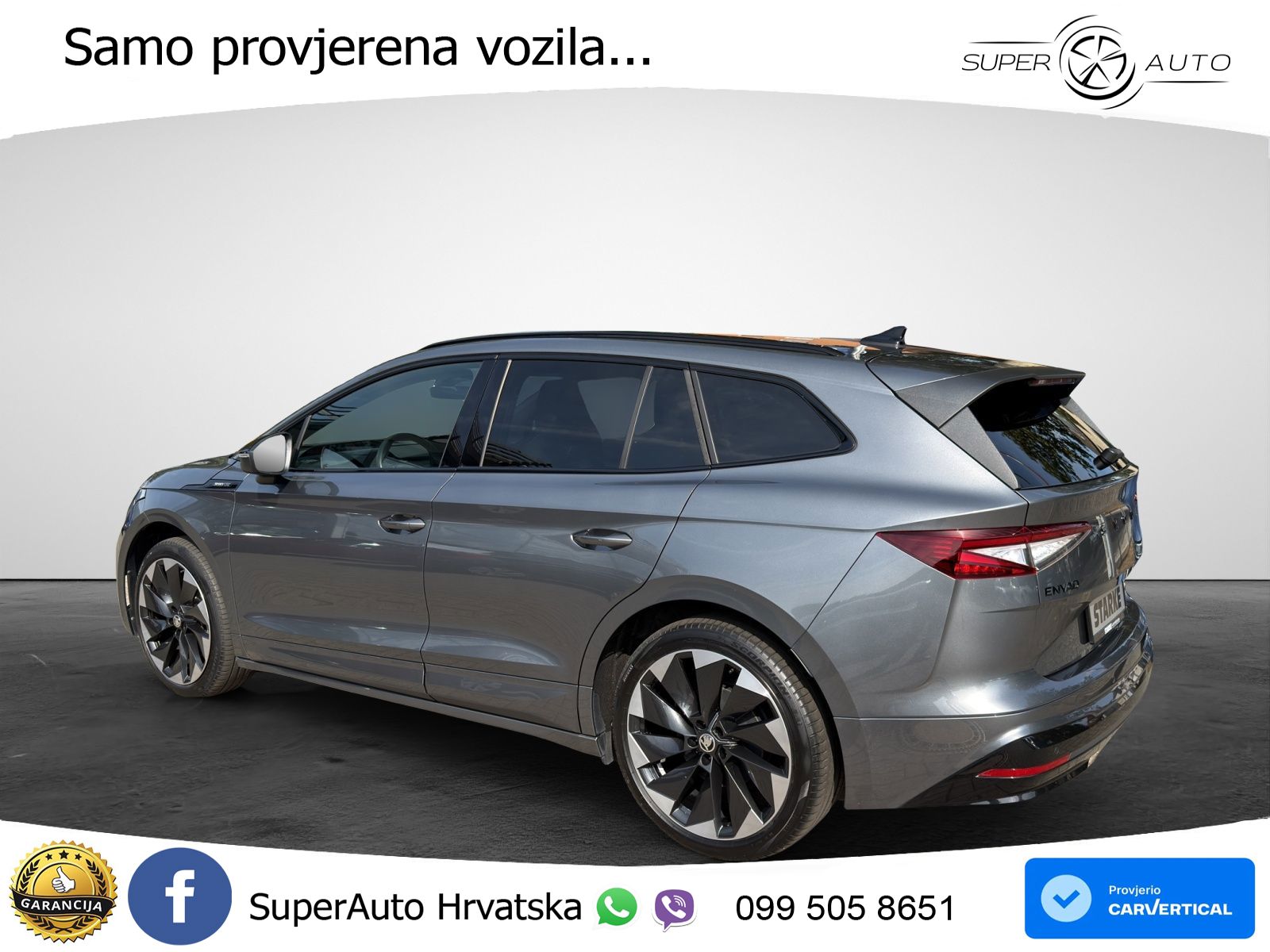 Škoda Enyaq iV 80x 82 kWh (265 KS) AWD SportLine LED+GR SJED+ACC