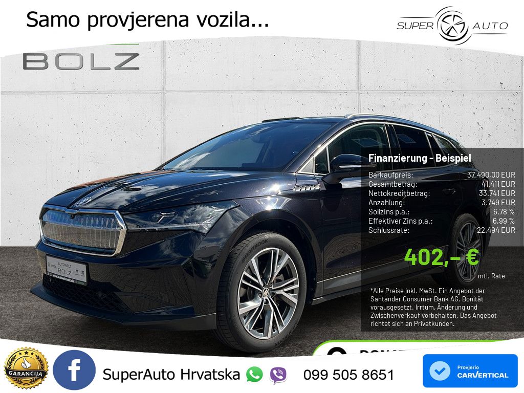 Škoda Enyaq iV 80x 82 kWh (265 KS) AWD Loft LED+GR SJED+ACC