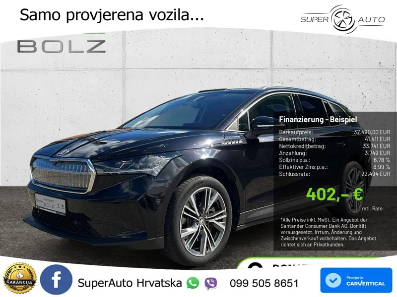 Škoda Enyaq iV 80x 82 kWh (265 KS) AWD Loft LED+GR SJED+ACC