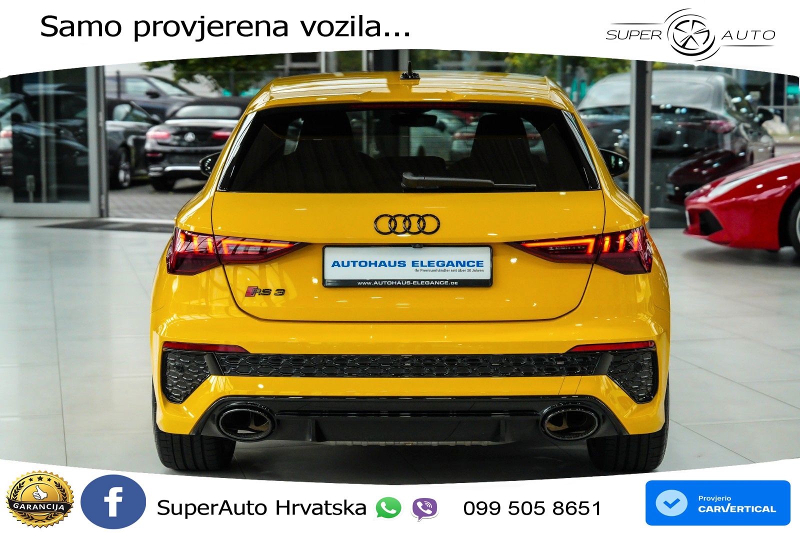 Audi RS3 Sedan 2.5 TFSI (400 KS) quattro S tronic LED+GR SJED+ACC