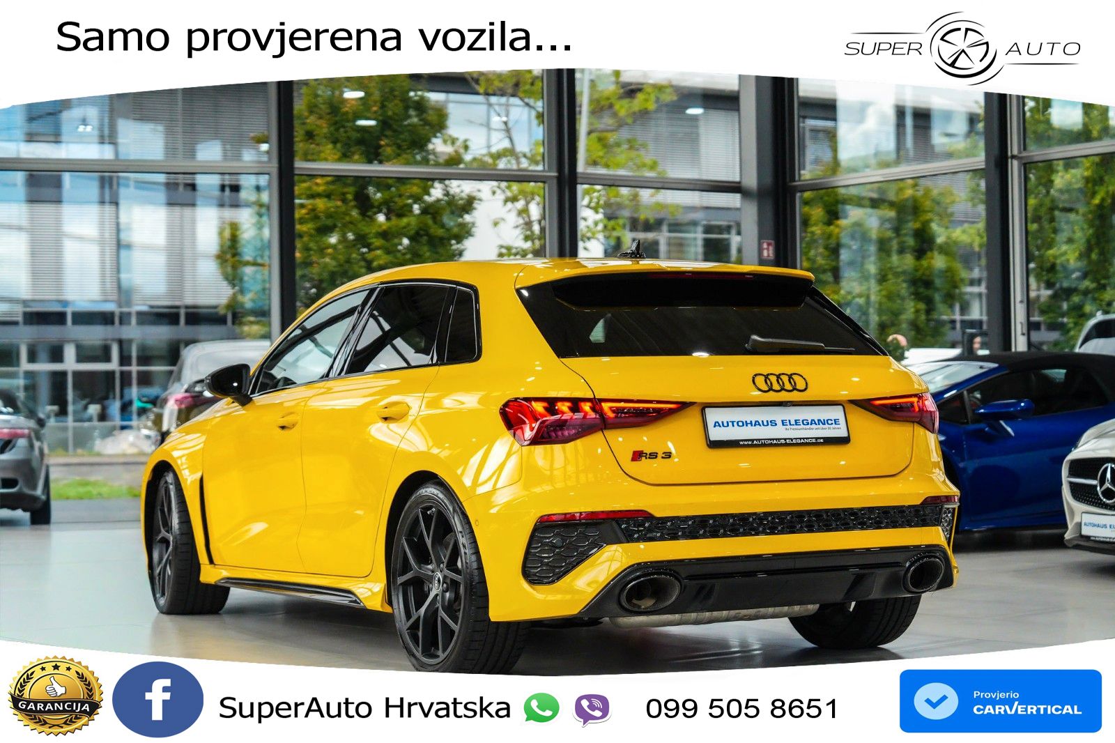 Audi RS3 Sedan 2.5 TFSI (400 KS) quattro S tronic LED+GR SJED+ACC