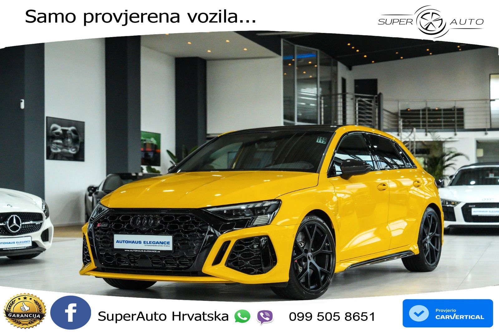 Audi RS3 Sedan 2.5 TFSI (400 KS) quattro S tronic LED+GR SJED+ACC