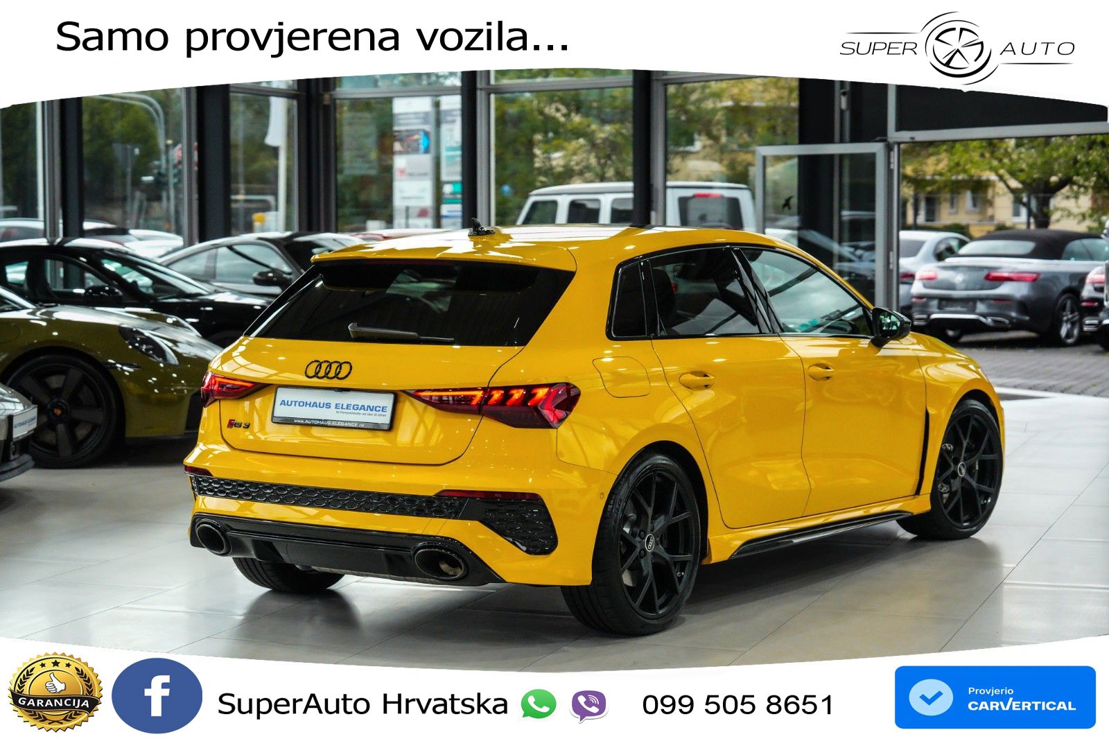 Audi RS3 Sedan 2.5 TFSI (400 KS) quattro S tronic LED+GR SJED+ACC