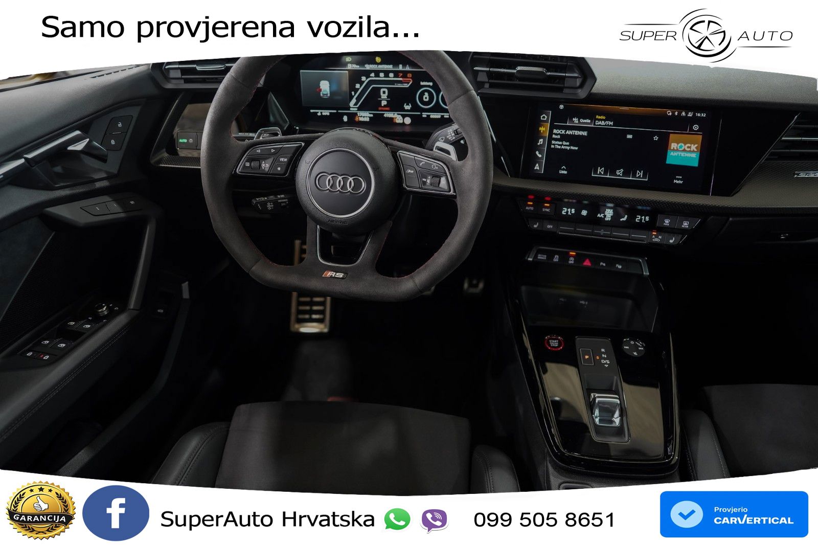 Audi RS3 Sedan 2.5 TFSI (400 KS) quattro S tronic LED+GR SJED+ACC