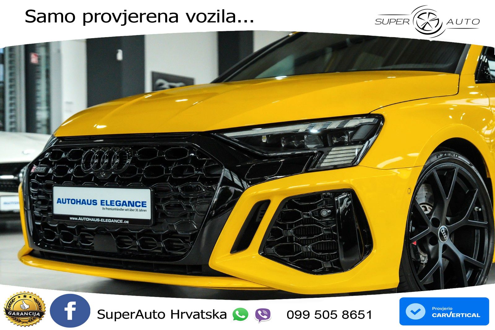 Audi RS3 Sedan 2.5 TFSI (400 KS) quattro S tronic LED+GR SJED+ACC